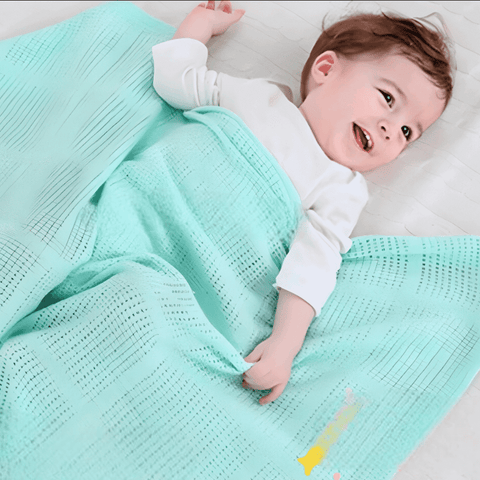 Cotton Cellular Baby Thermal Blankets