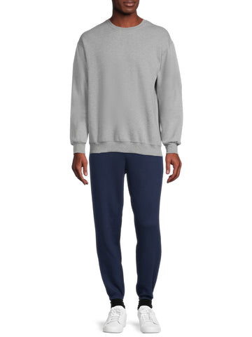 Athletic Works Men's Fleece Crewneck Sweatshirt, Sizes S-2XL