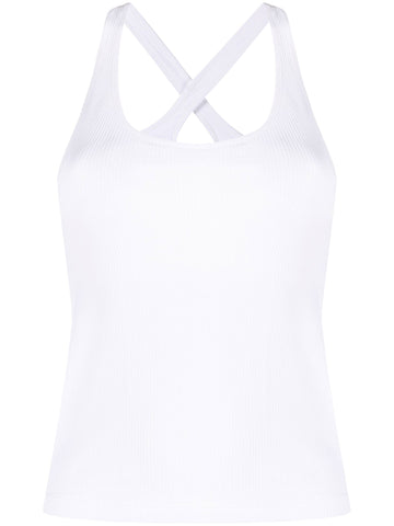 Sexy Tops for Women Sexy Sleeveless Round Neck Cross Back Tank Top Slim Fit Solid Back Keyhole Tank Top (Pack of 2)